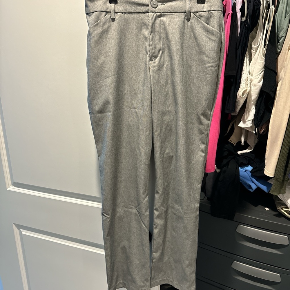 Grey Straight Leg pants